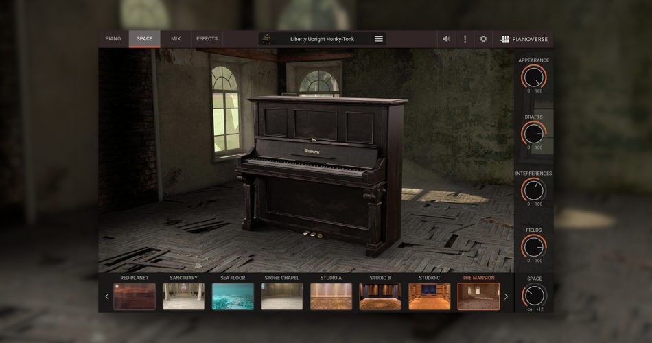IK Multimedia adds Liberty Upright to Pianoverse virtual instrument collection