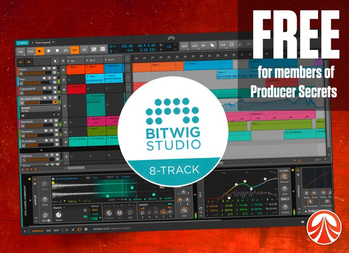 FREE: Bitwig Studio 8-Track at Producer Secrets