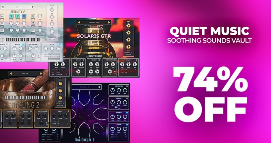 Save 74% on Soothing Sounds Vault by Quiet Music