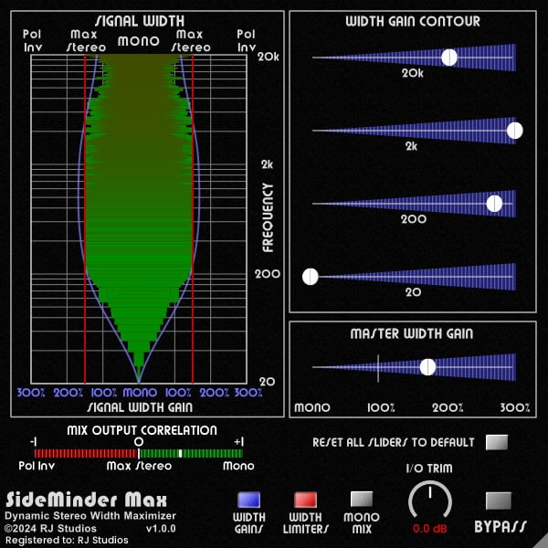 RJ Studios SideMinder Max