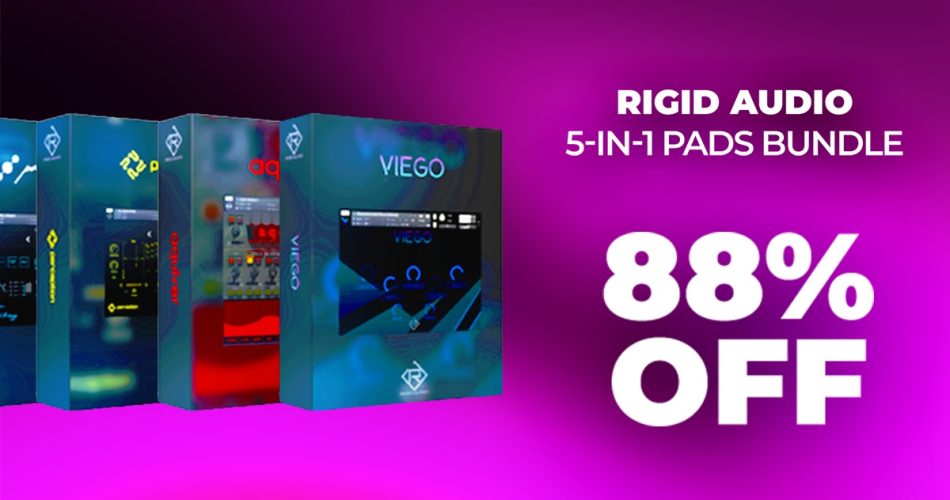 Save 88% on 5-in-1 Pads Bundle for Kontakt by Rigid Audio