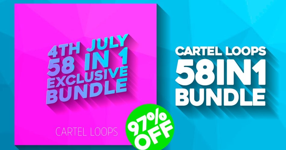 Save 97% on 4th of July 58-in-1 Exclusive Bundle by Cartel Loops