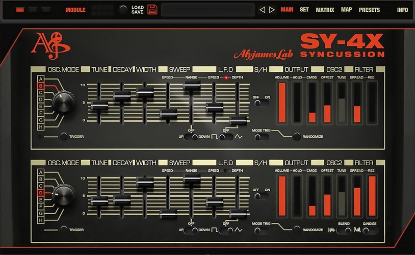 Aly James Lab releases SY-4X Syncussion drum synthesizer plugin