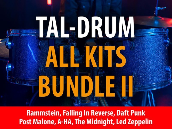 Andi Vax releases All Kits Bundle II sound pack for TAL-Drum