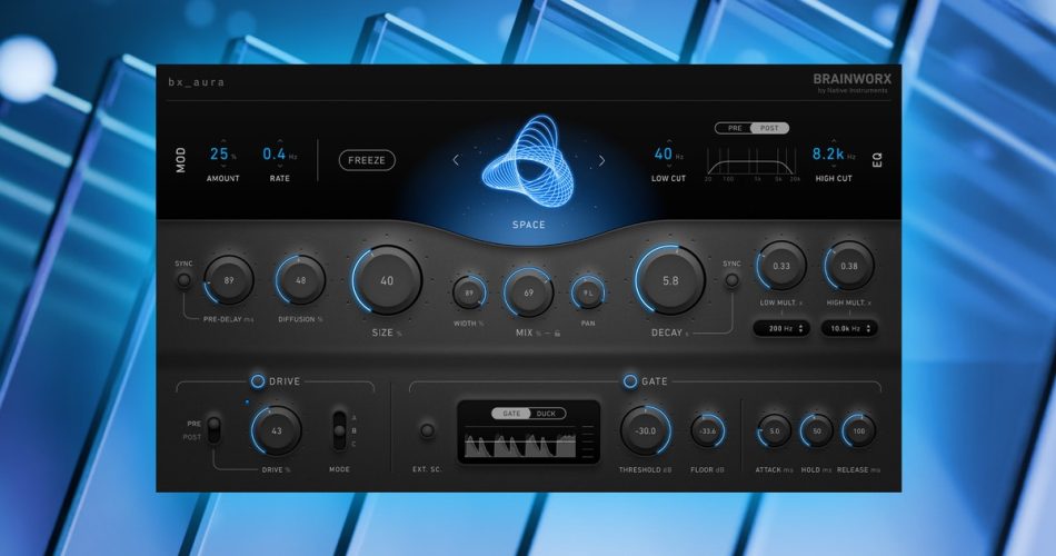 Plugin Alliance launches bx_aura creative reverb by Brainworx