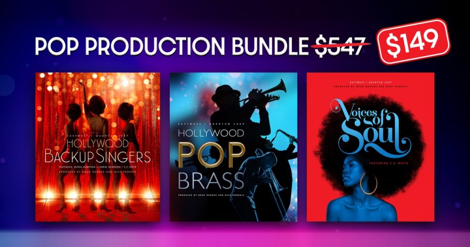 Pop Production Bundle by EastWest on sale for $149 USD