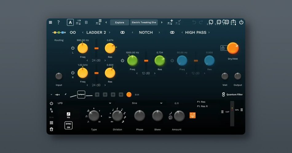 GS DSP releases Quantum Filter effect plugin for desktop & iOS