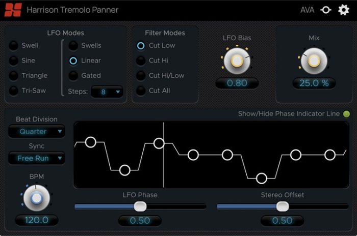 Harrison AVA Tremolo Panner