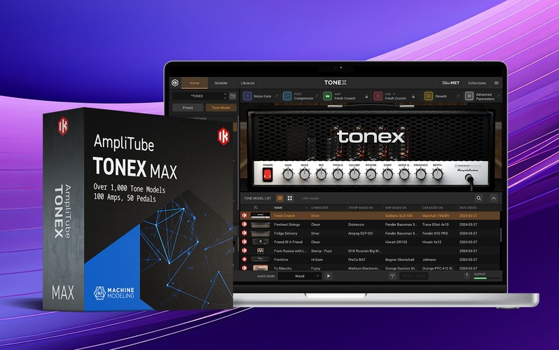 Save 67% on TONEX MAX AI-powered guitar & bass tone studio by IK Multimedia