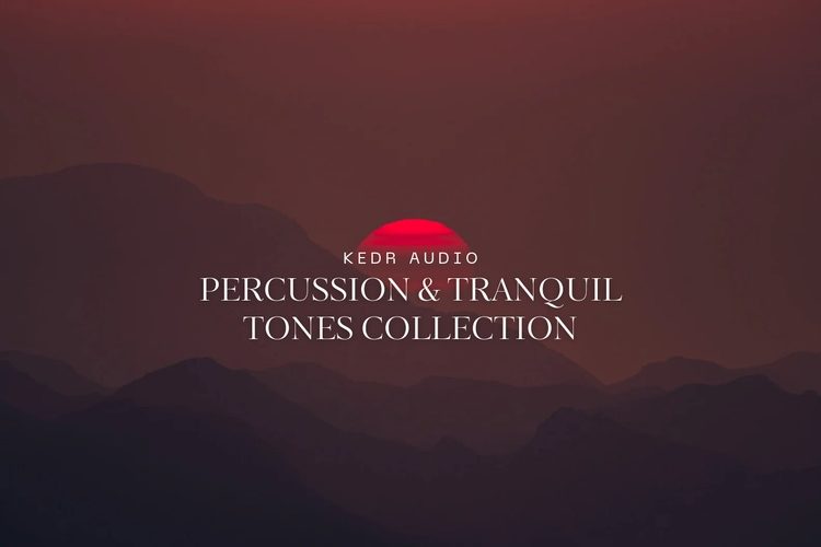 Percussion & Tranquil Tones Collection from KEDR Audio on sale for £6.95 GBP