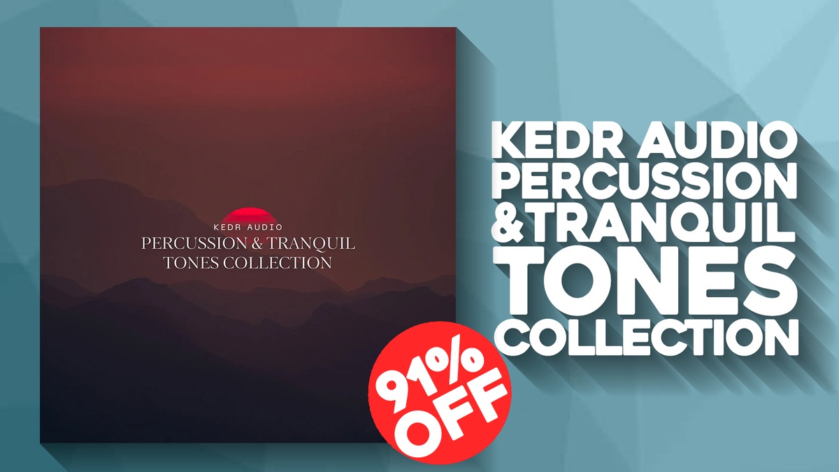 Percussion & Tranquil Tones Collection from KEDR Audio on sale for $9.95 USD