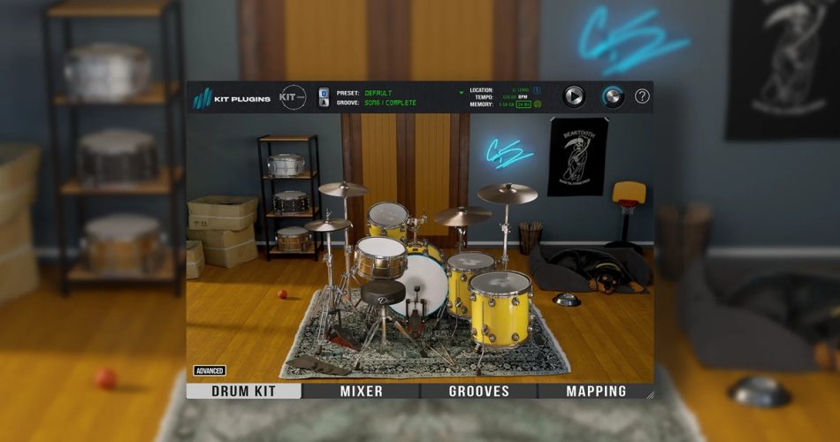 KIT Plugins releases KIT Drums Connor Denis virtual instrument