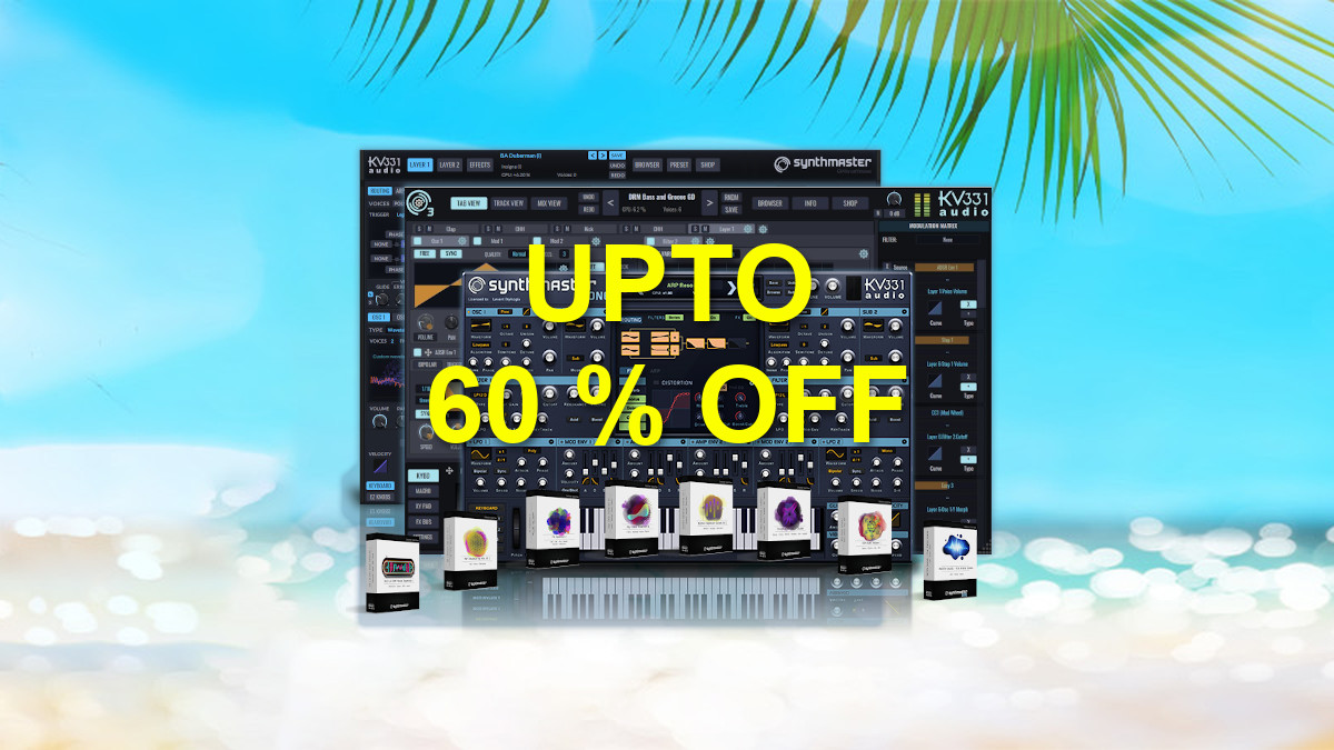 KV331 Audio Summer Sale 2025: Save up to 60% on synths & expansions