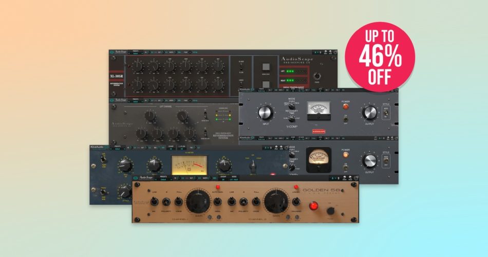 Save up to 46% on Kiive’s AudioScape series effect plugins