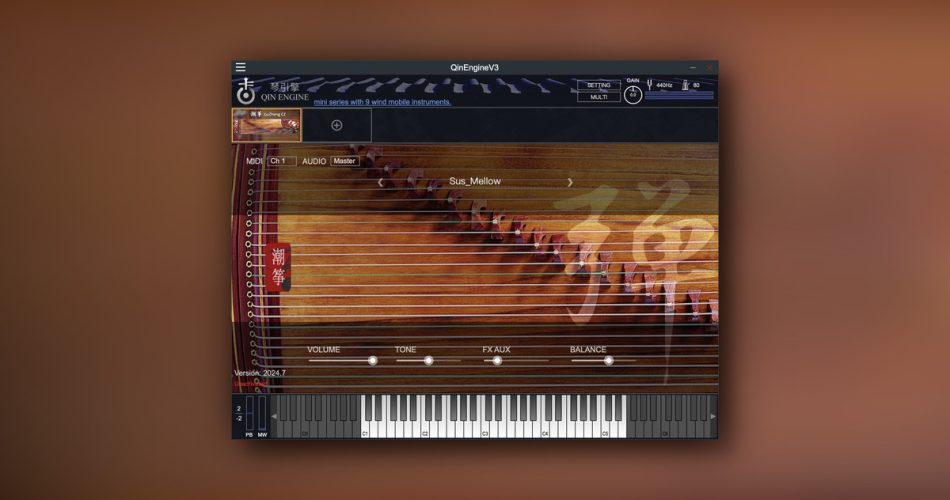 Kong Audio releases GuZheng ChaoZhou for Qin Engine V3