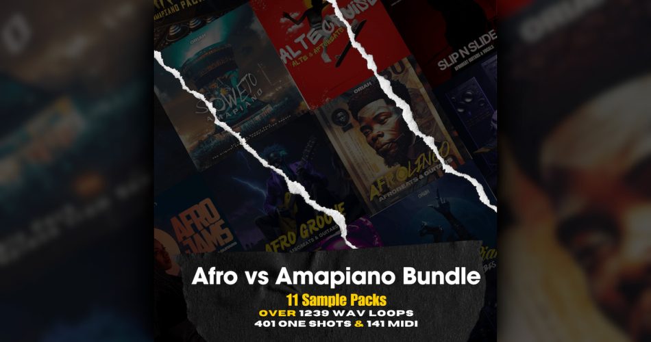 Oriah Beats Afro vs Amapiano Bundle: 11 sample packs for  USD