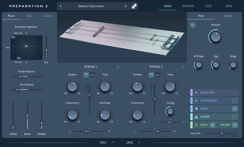 Review: Preparation 2 physical modeling synthesizer