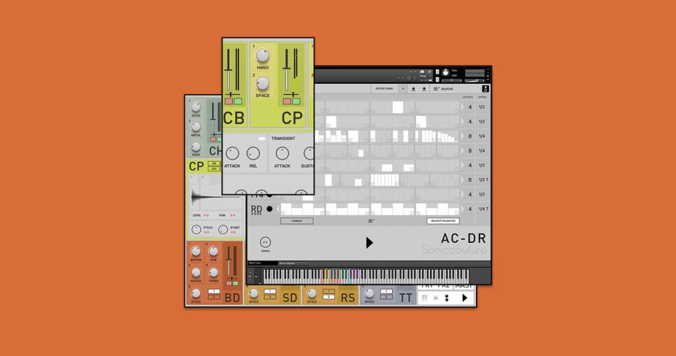 Soniccouture updates AC-DR Acoustic Drum Machine to v1.5