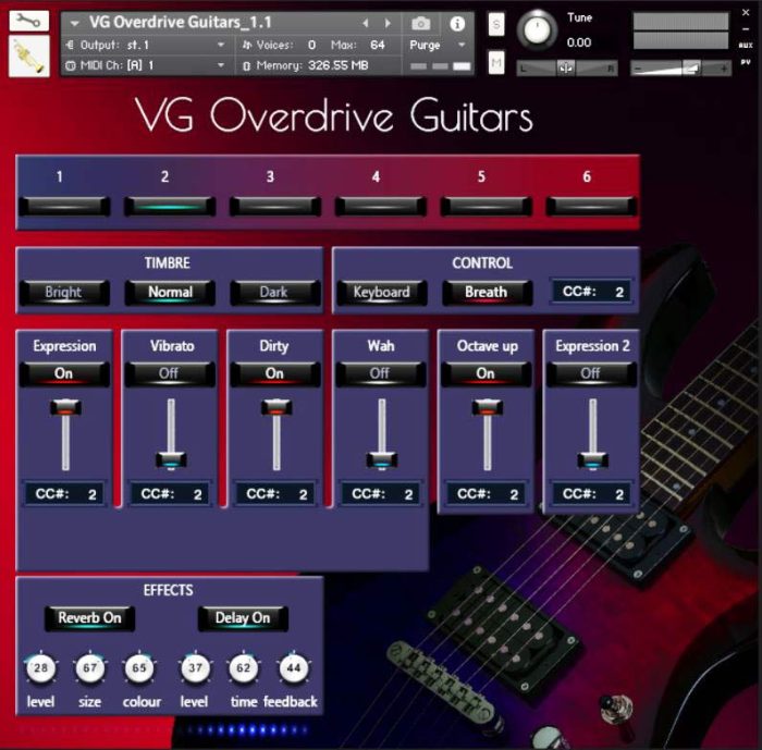 VG Overdrive Guitars