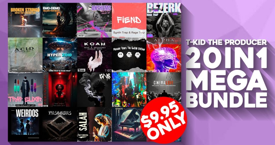 20-in-1 Mega Bundle By T-KID The Producer on sale for .95 USD