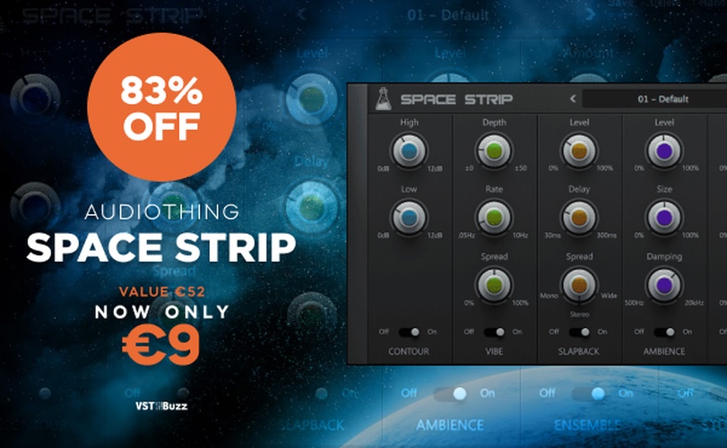 Get 83% OFF Space Strip effect plugin by Audiothing