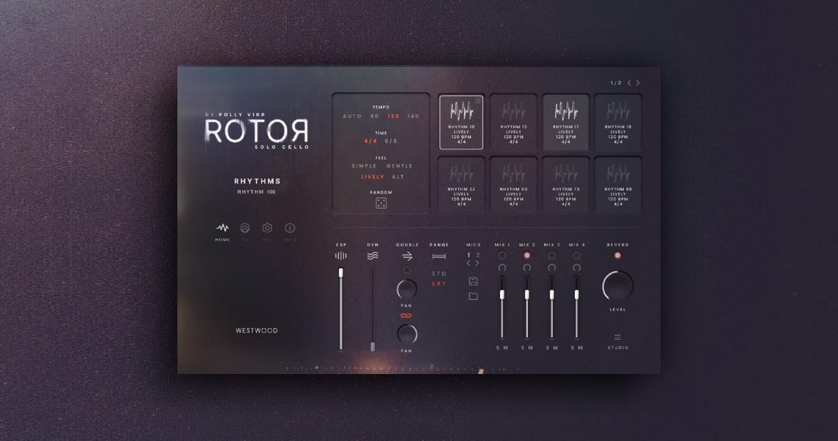 Westwood Instruments releases Rotor solo cello sample library