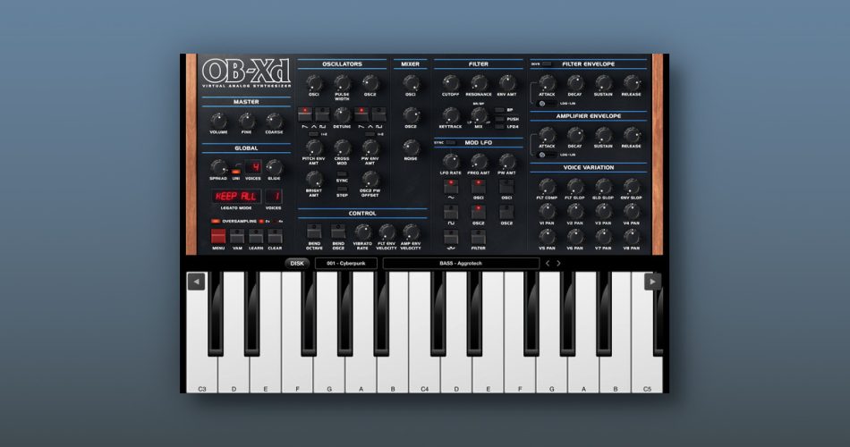 discoDSP releases OB-Xd 3 synthesizer app for iOS