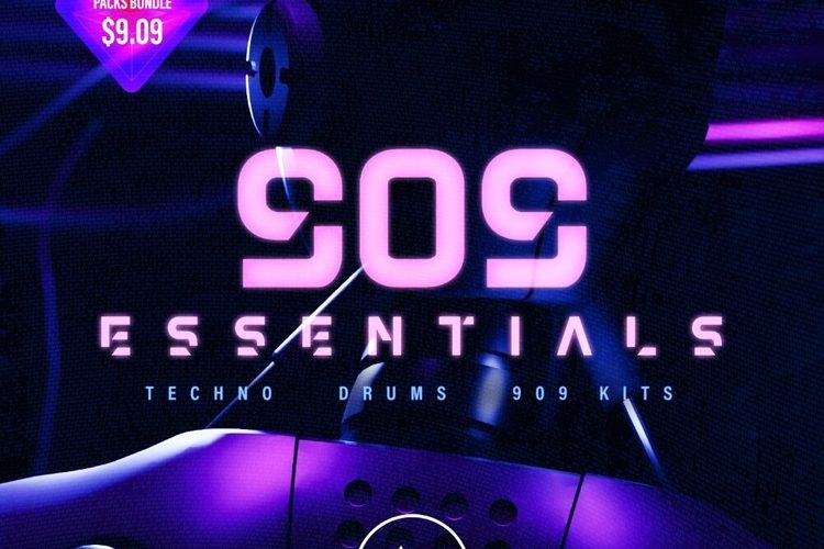 ADSR Sounds 909 Essentials: 4 sample packs for .09 USD