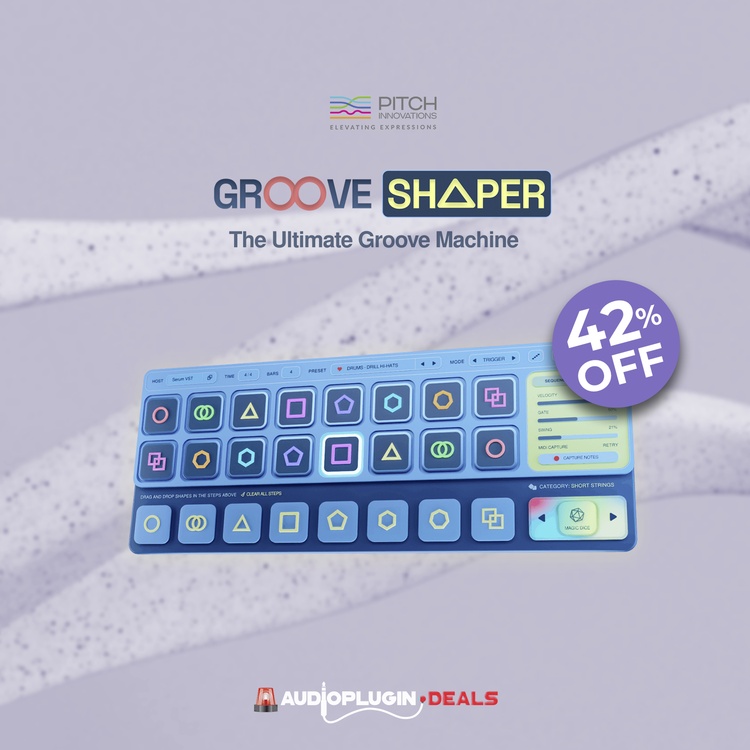 Save 42% on Groove Shaper & Expansions Bundle by Pitch Innovations