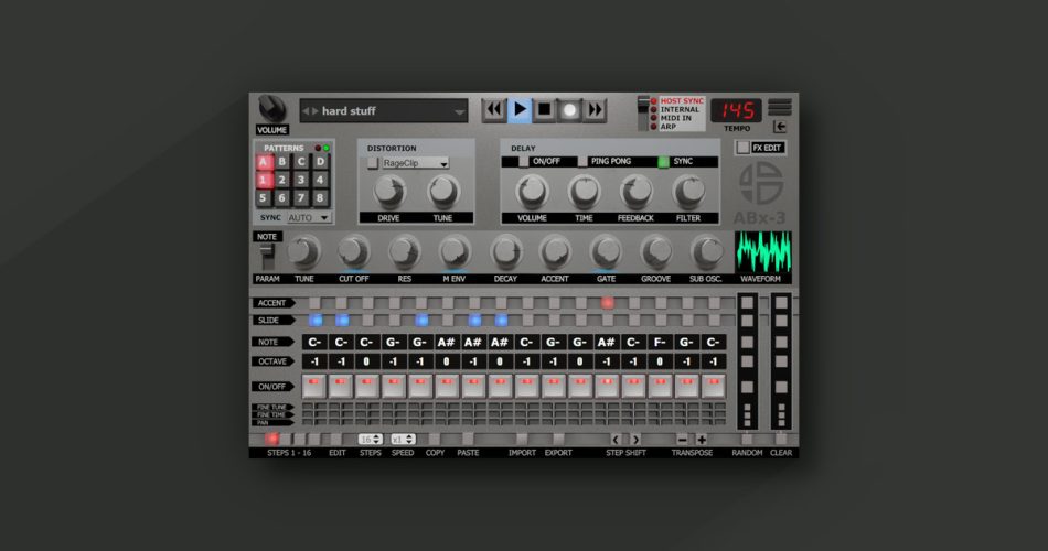 Audio Blast releases Abx3 bassline synthesizer instrument