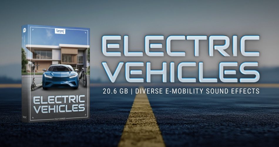 BOOM Library releases Electric Vehicles sound fx library at intro offer