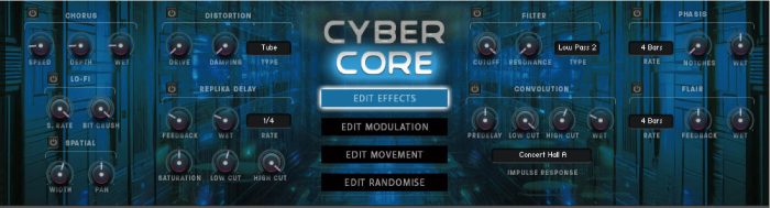 Cyber Core effects