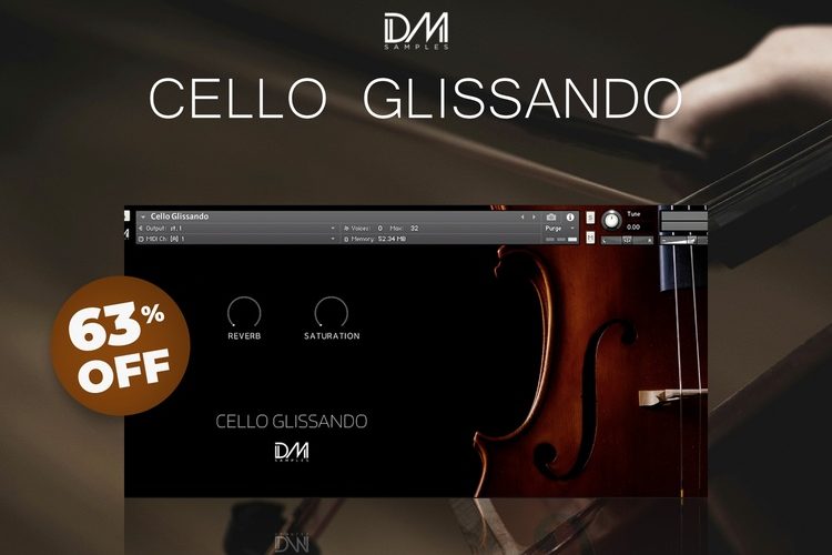 Cello Glissando for Kontakt by DM Samples on sale for $9.99 USD