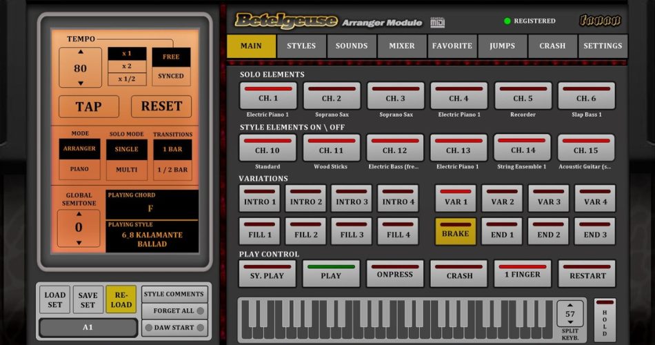 Fanan releases Betelgeuse arranger plugin for Windows (incl. FREE)