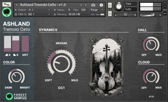 Forest Samples Ashland Tremolo Cello