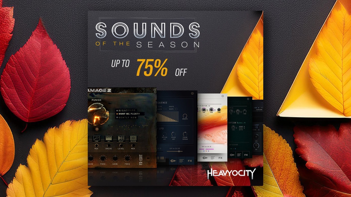 Save up to 75% off Heavyocity’s virtual instruments & plugins