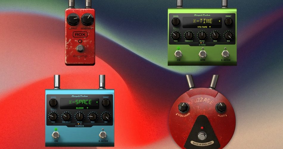 IK Multimedia offers 4 classic effects pedals FREE with AmpliTube 5 CS