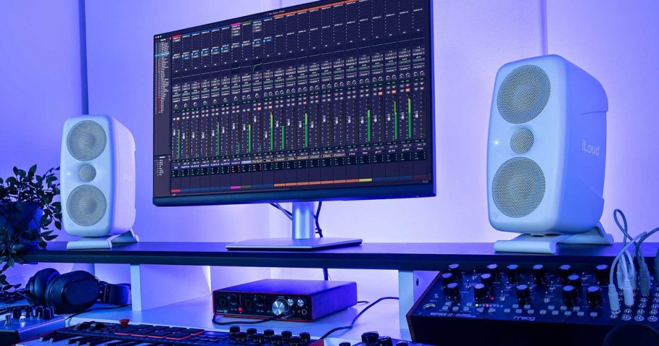 IK Multimedia announces White Edition iLoud MTM MKII studio monitors