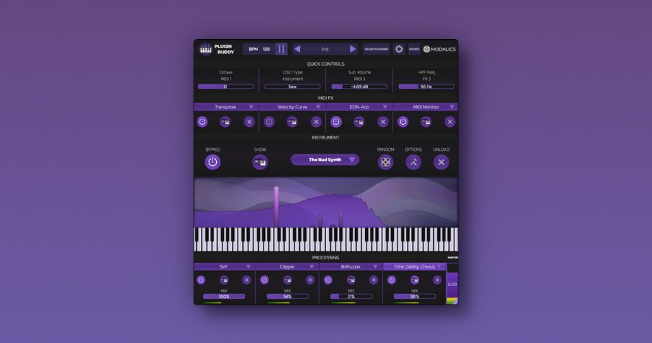 Modalics Plugin Buddy: Chain, create & perform with free VST3 host