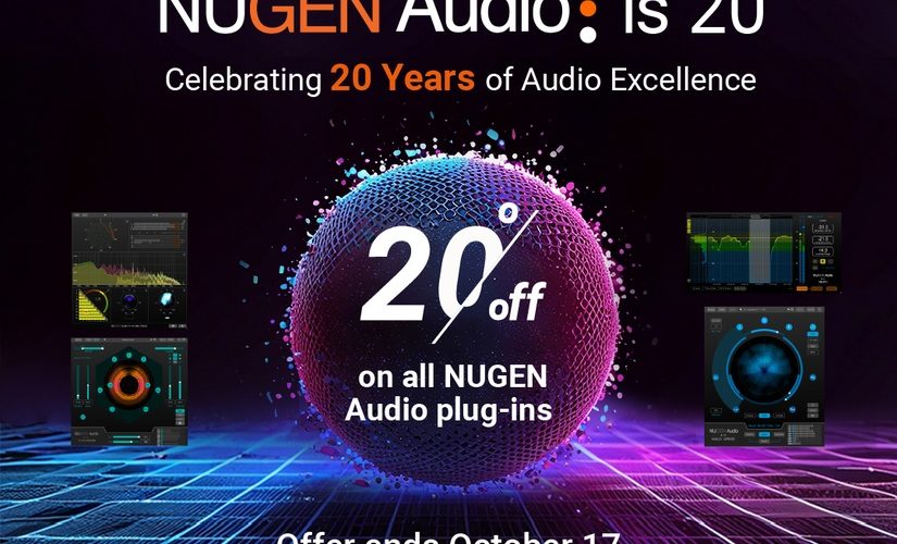 NUGEN Audio celebrates 20-Year Anniversary with limited time sale