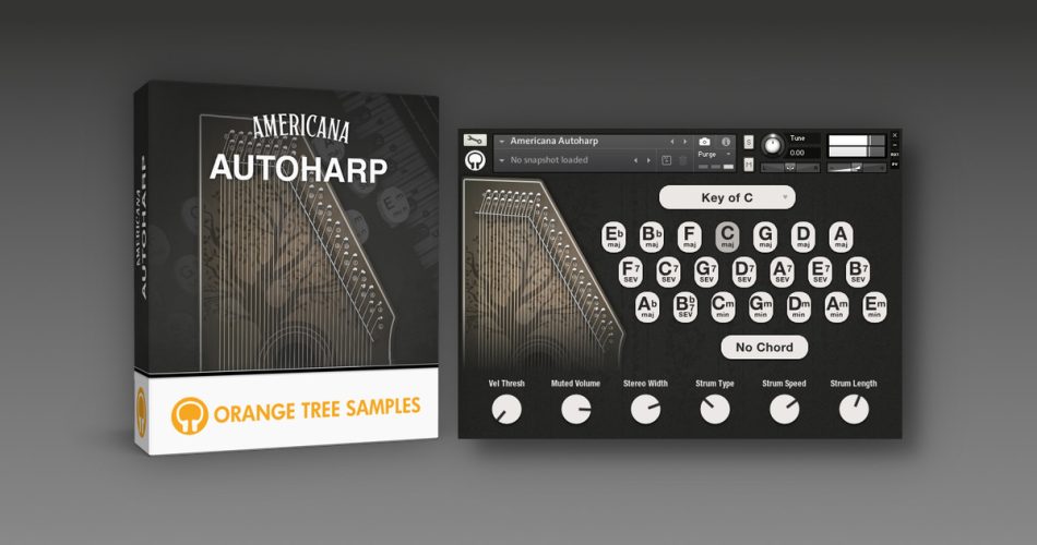 Orange Tree Samples Americana Autoharp