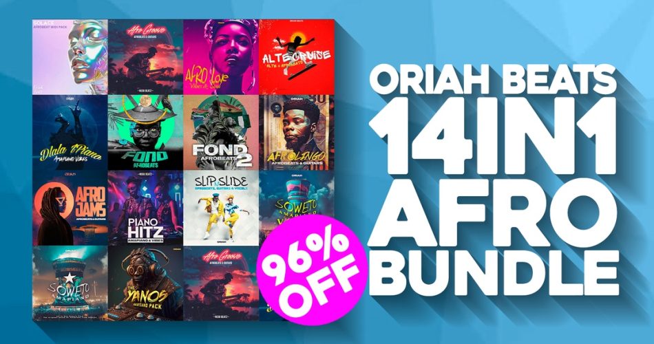 Afro Bundle by Oriah Beats: 14 sample packs for .95 USD!