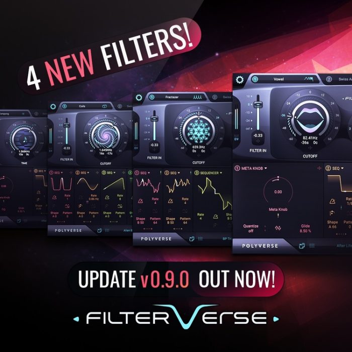 Polyverse Music Filterverse 0.9.0 update