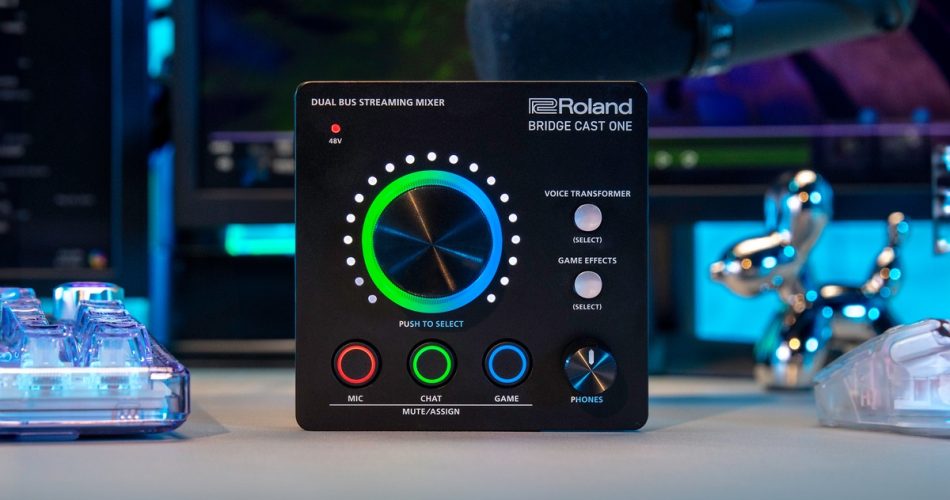 Roland announces BRIDGE CAST ONE dual bus streaming mixer