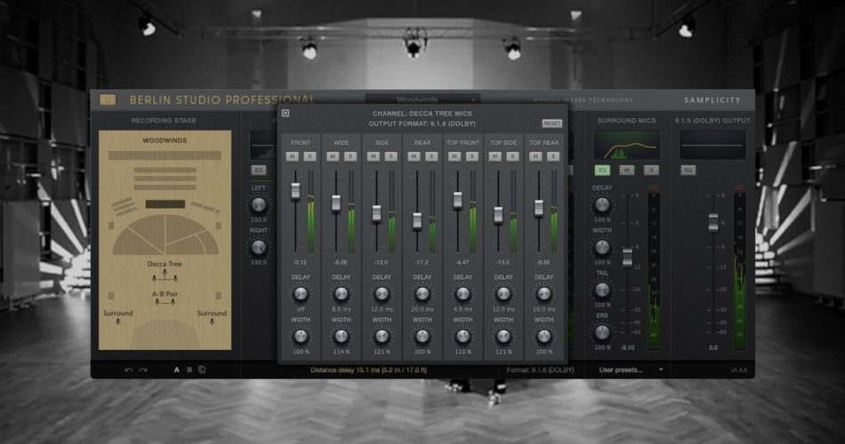 Samplicity launches Berlin Studio Professional reverb plugin for immersive audio mixes