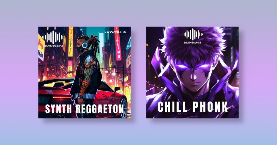 Synth Reggaeton & Chill Phonk sample packs by Seven Sounds