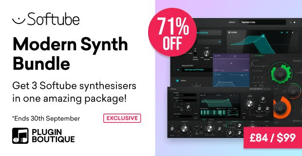 Save 71% on Modern Synth Bundle by Softube