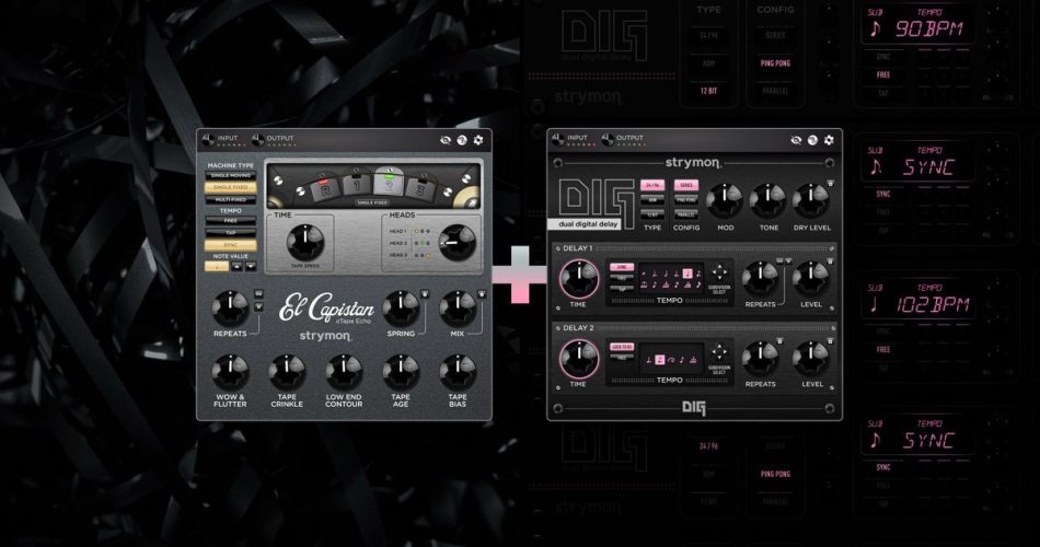 Strymon releases Echo Plugin Bundle with DIG and El Capistan