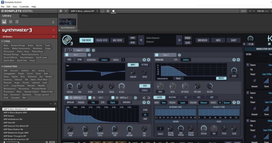 KV331 Audio updates SynthMaster 3 software synthesizer to v3.0.2