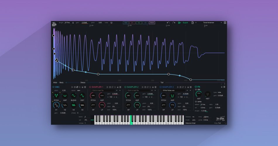 Review: Kick Ninja synth plugin by The Him DSP